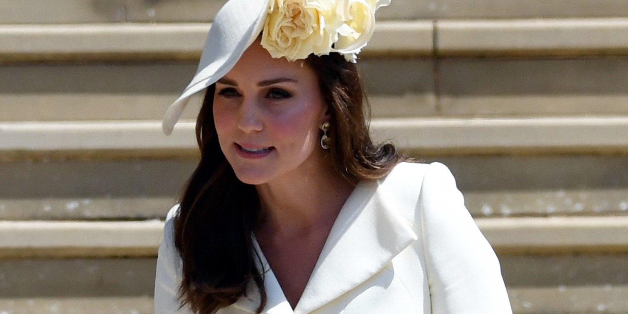La deslucida reaparición de Kate Middleton tras dar a luz al Príncipe Luis en la boda del Príncipe Harry y Meghan Markle