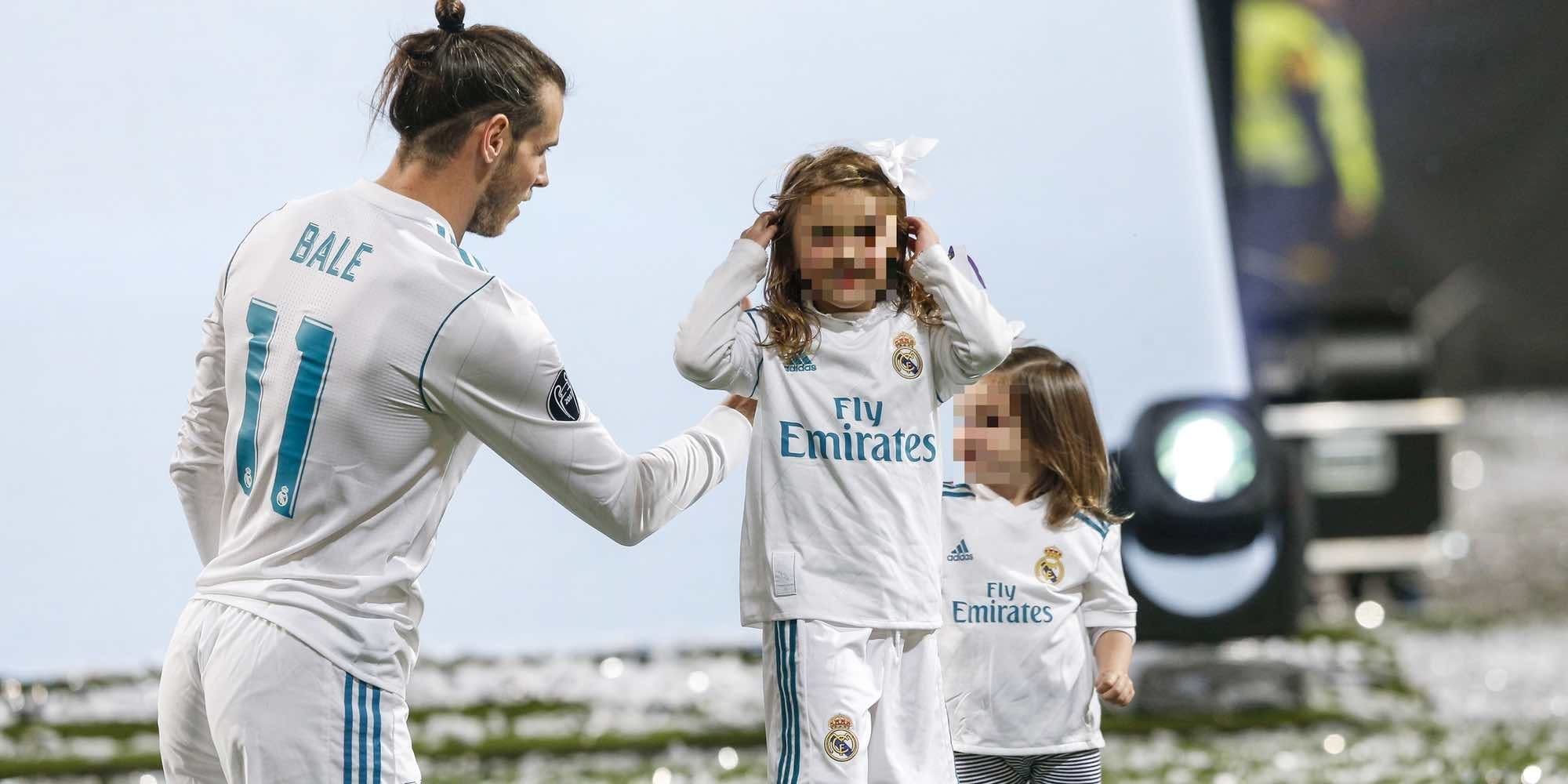 Gareth Bale saca su lado más paternal y divertido durante la celebración de la Champions 2018