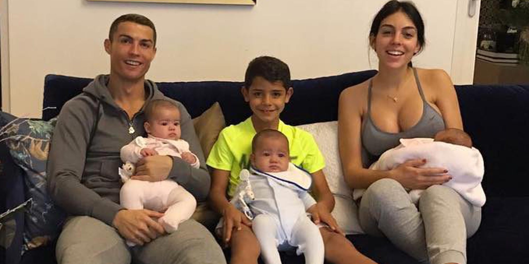 Cristiano Ronaldo celebra el primer cumpleaños de sus mellizos Eva y Mateo en la distancia