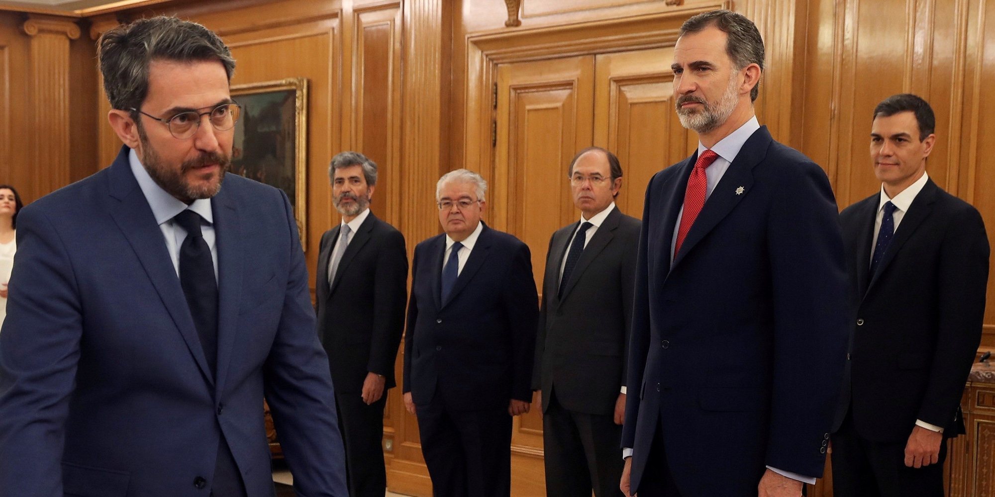 Los nuevos Ministros y Ministras del Gobierno de Pedro Sánchez prometen su cargo ante el Rey Felipe