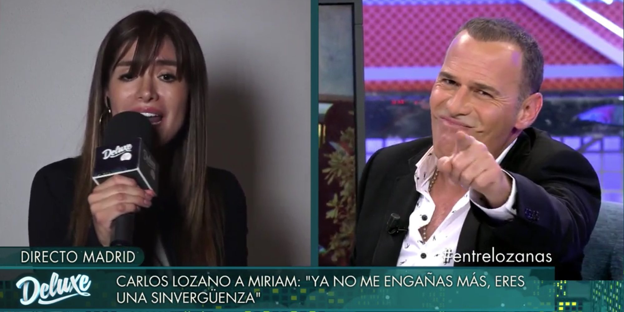 Carlos Lozano a Miriam Saavedra: "Tú has llegado a la televisión por hablar mierda de mí"