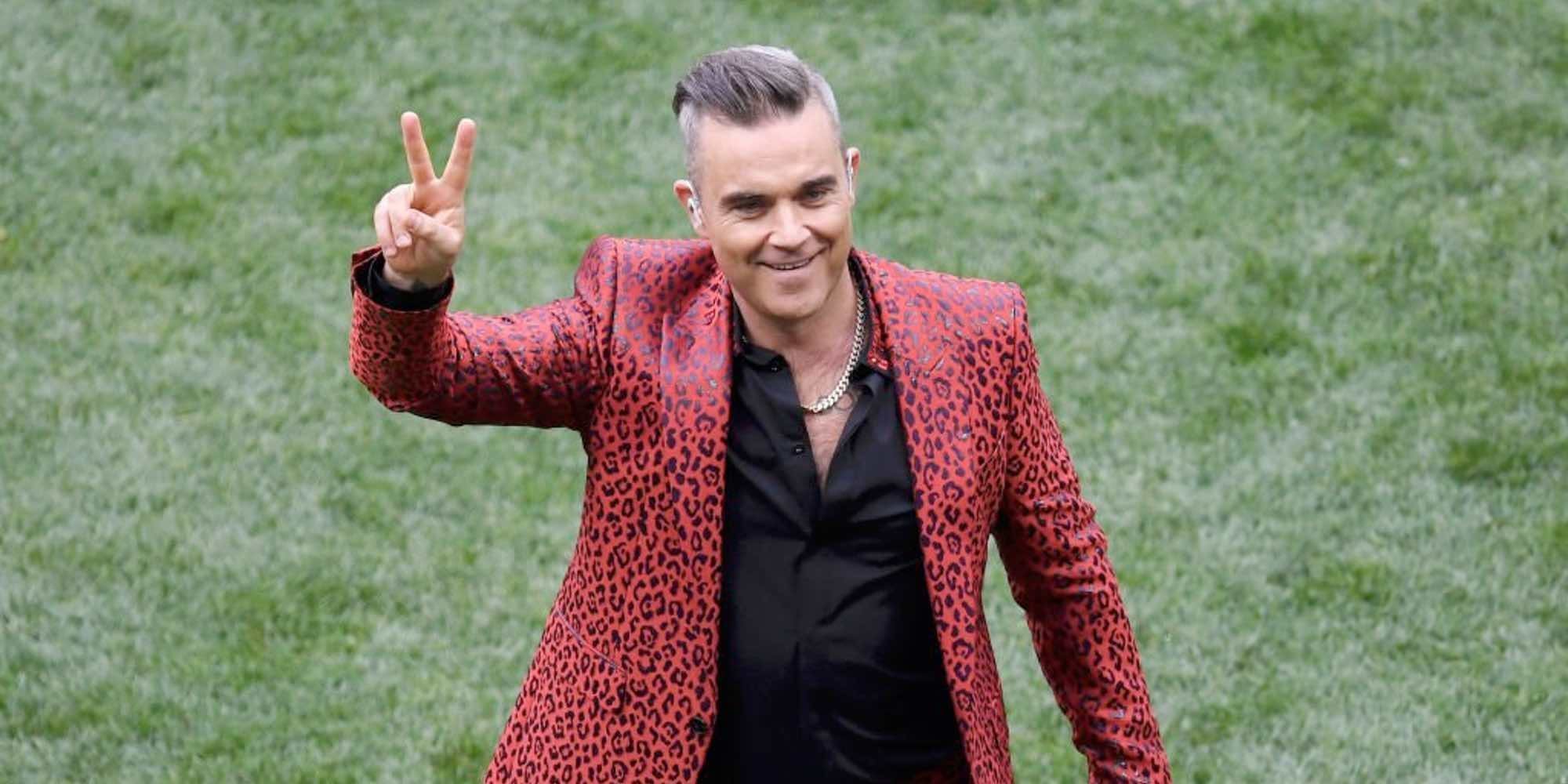 Así ha sido la actuación de Robbie Williams en la inauguración del Mundial de Fútbol 2018