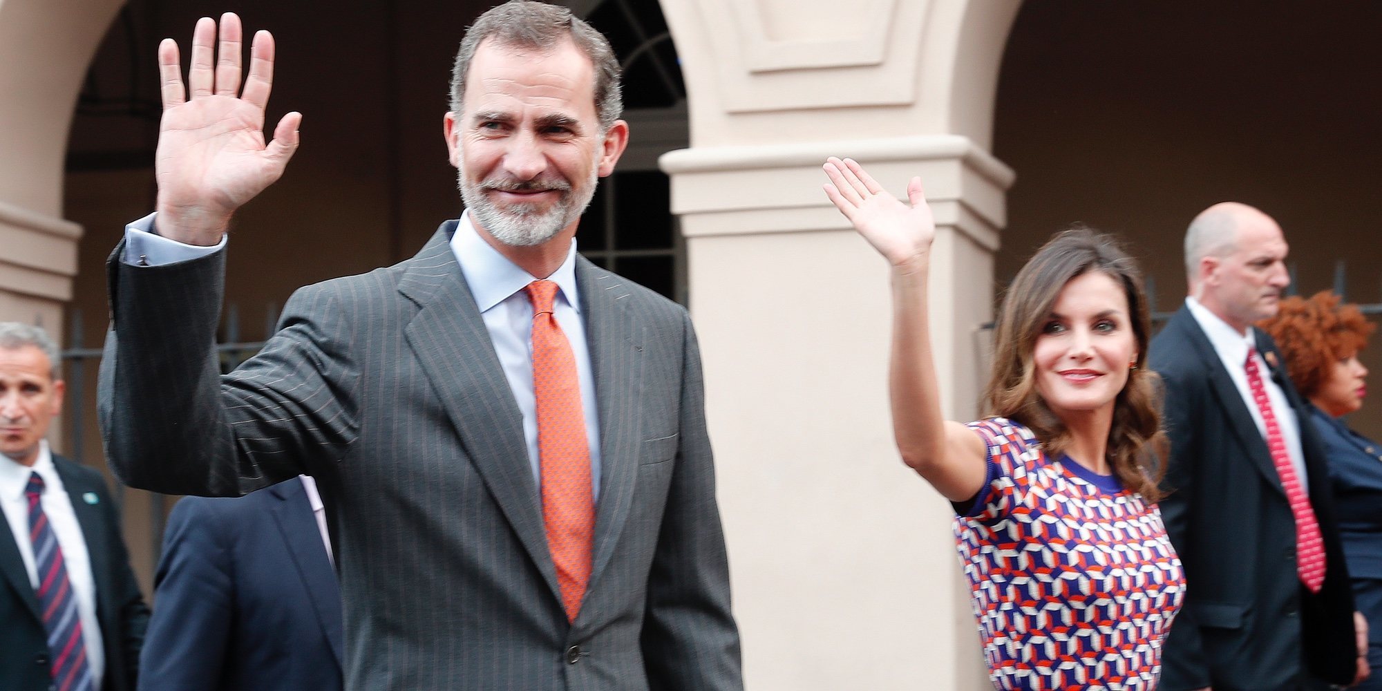 Los Reyes Felipe y Letizia se dan un baño de multitudes en su visita oficial a Nueva Orleans
