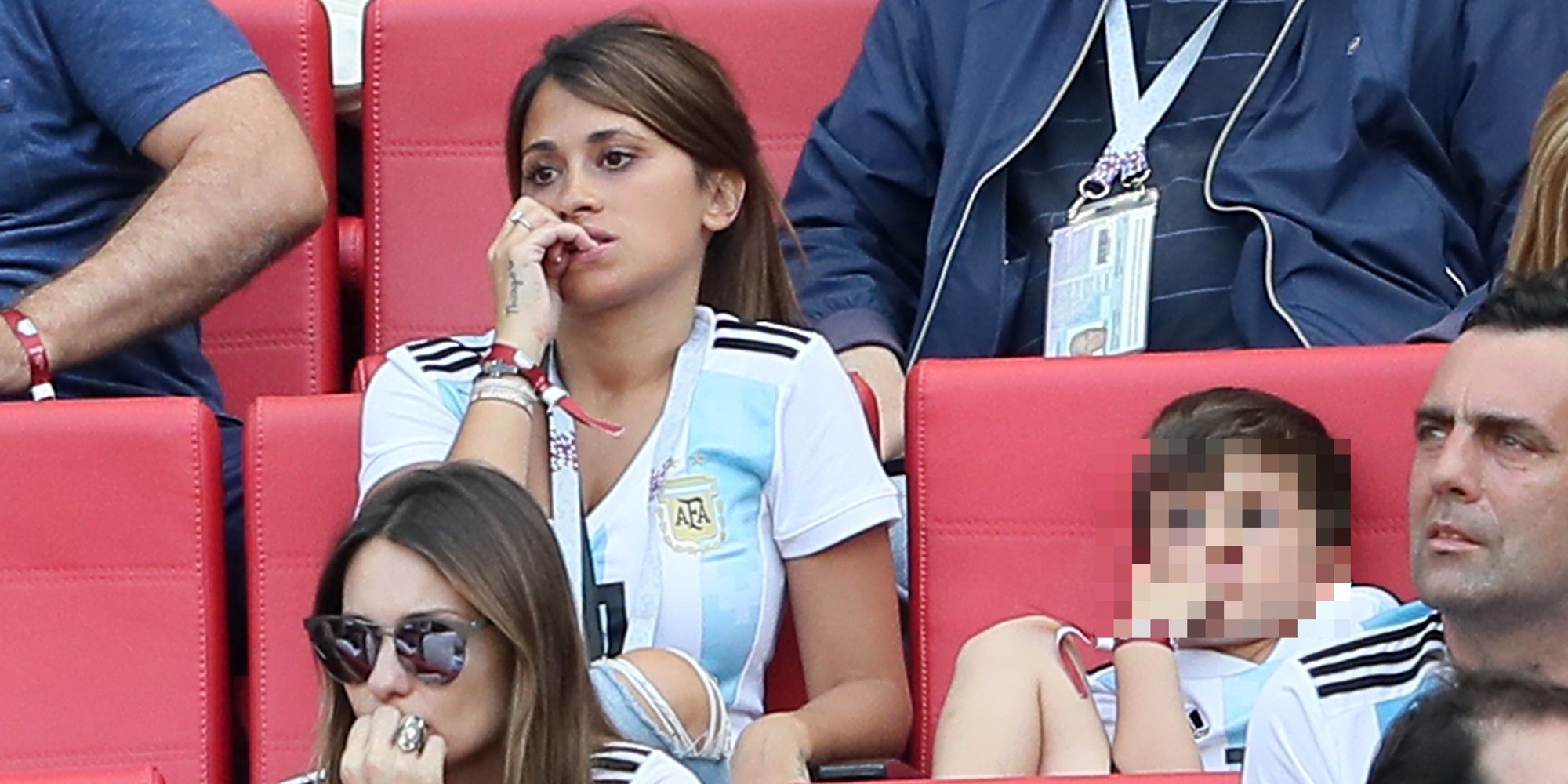La tristeza de Antonella Roccuzzo por la eliminación de Argentina en el Mundial de Rusia 2018