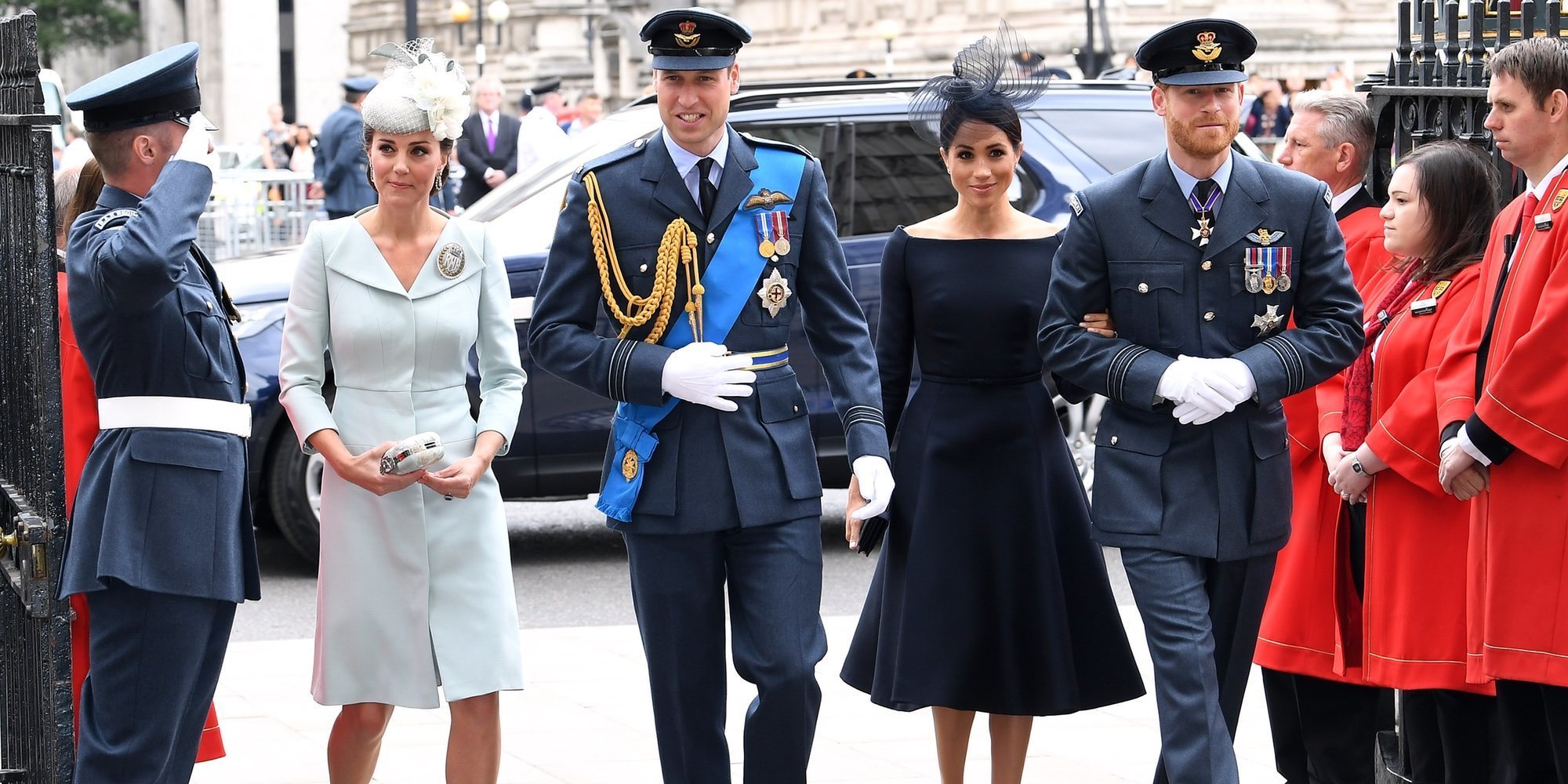 Kate Middleton vuelve a la agenda oficial para celebrar el centenario de la RAF con toda la Familia Real Británica