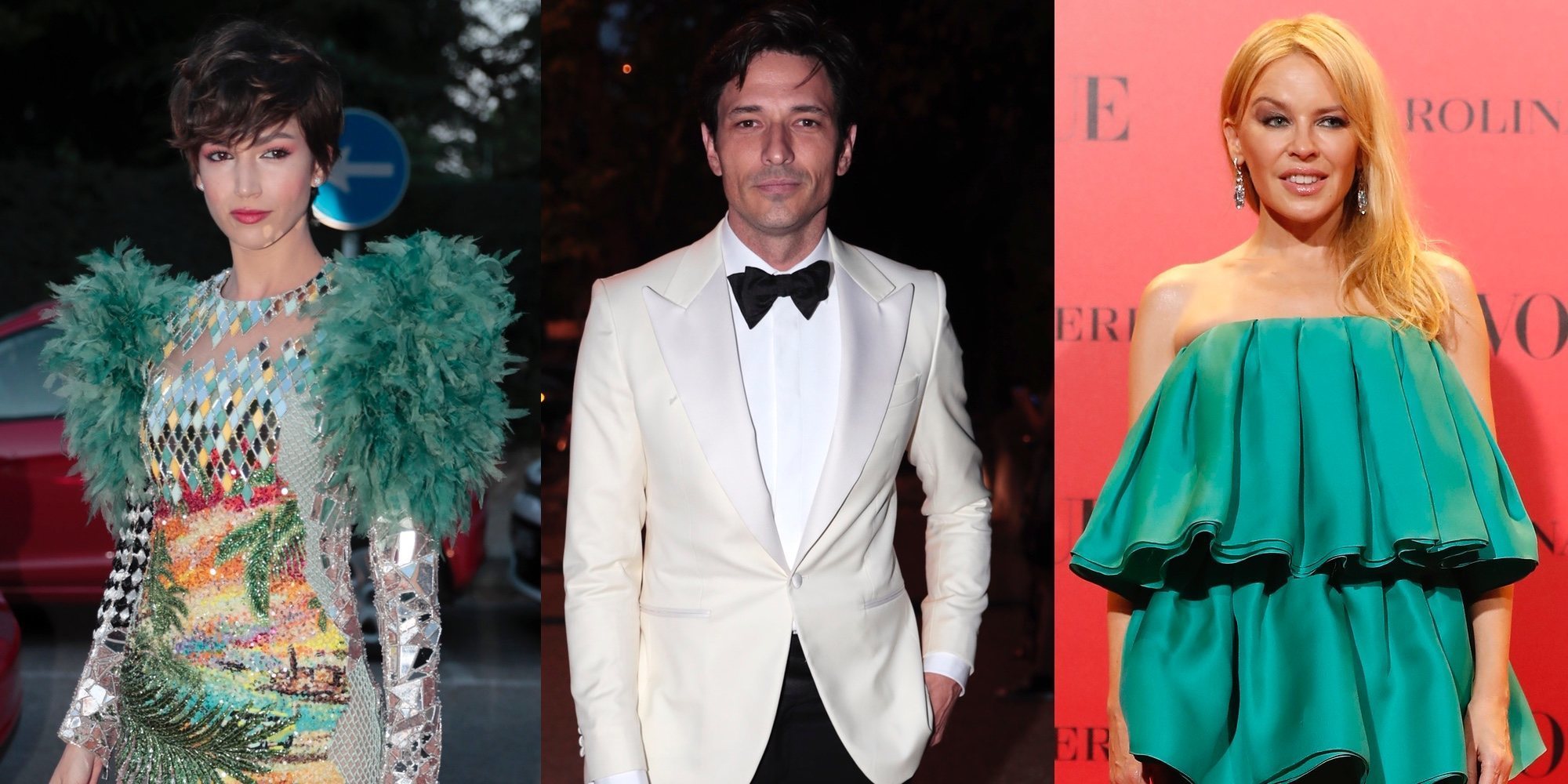 Andrés Velencoso se reencuentra con Kylie Minogue y Úrsula Corberó en la fiesta de Vogue
