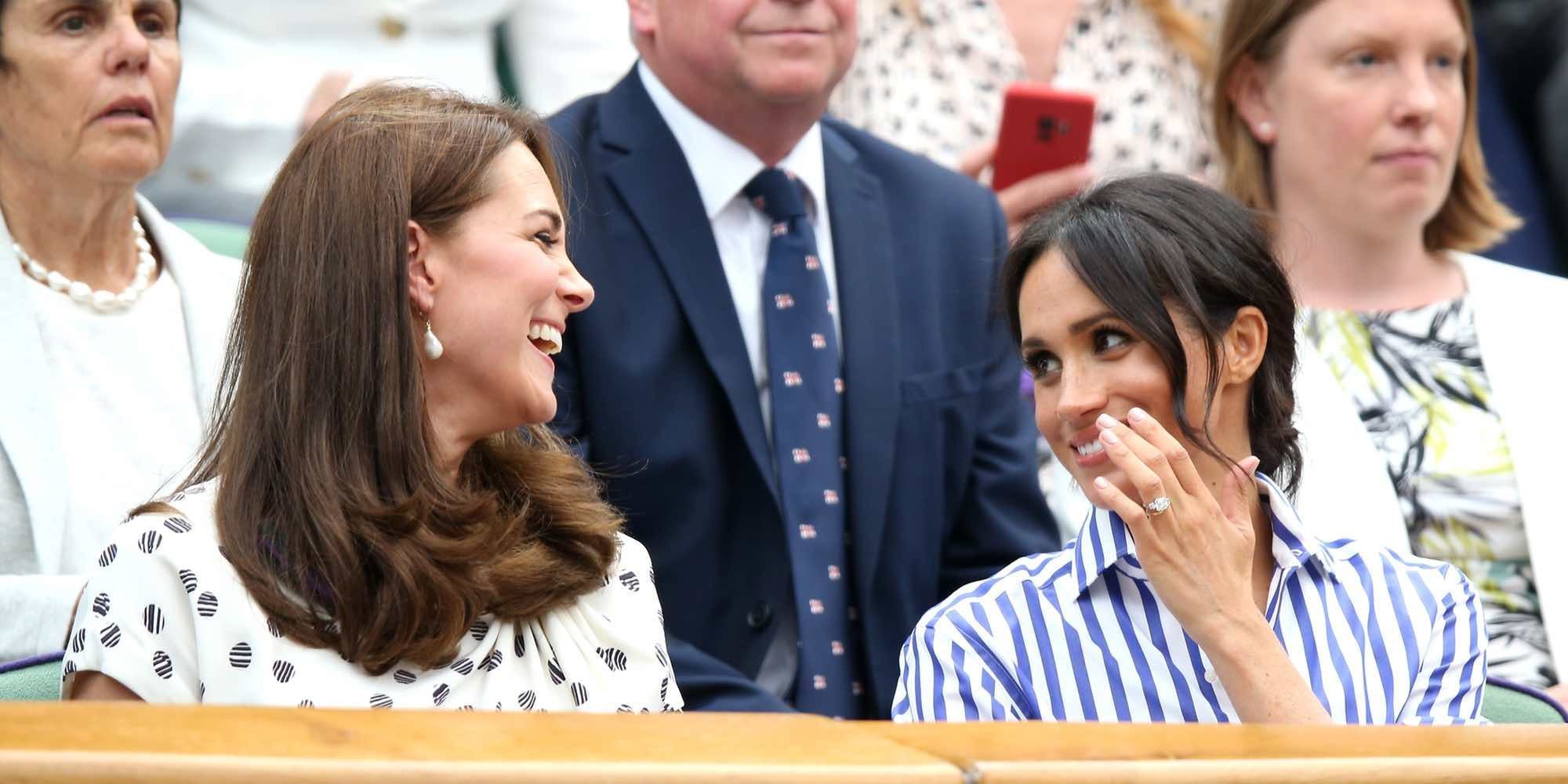 Kate Middleton y Meghan Markle, dos Duquesas muy cómplices en Wimbledon 2018