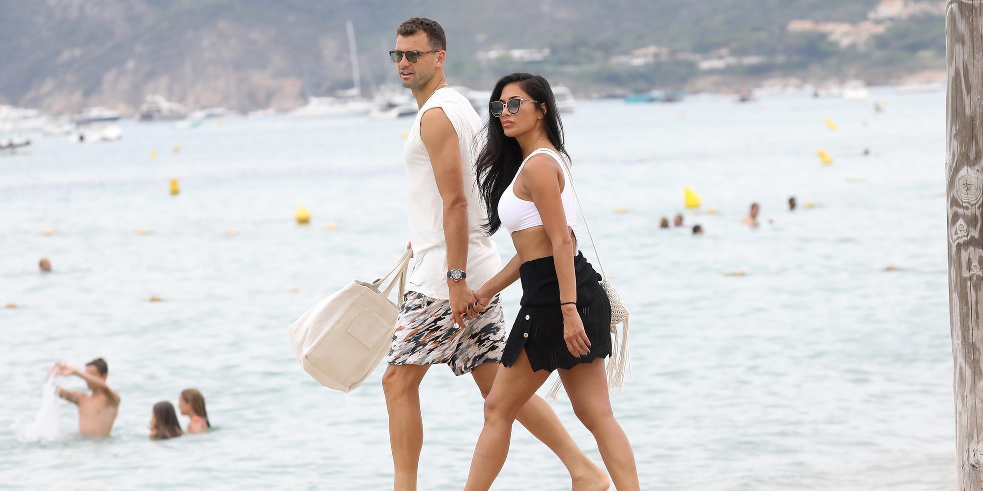 Las románticas vacaciones de Nicole Scherzinger con su novio Grigor Dimitrov en Saint-Tropez