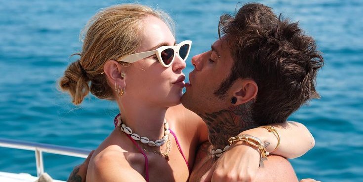 Chiara Ferragni y Fedez disfrutan de un apasionada tarde en Ibiza sin el pequeño Leone