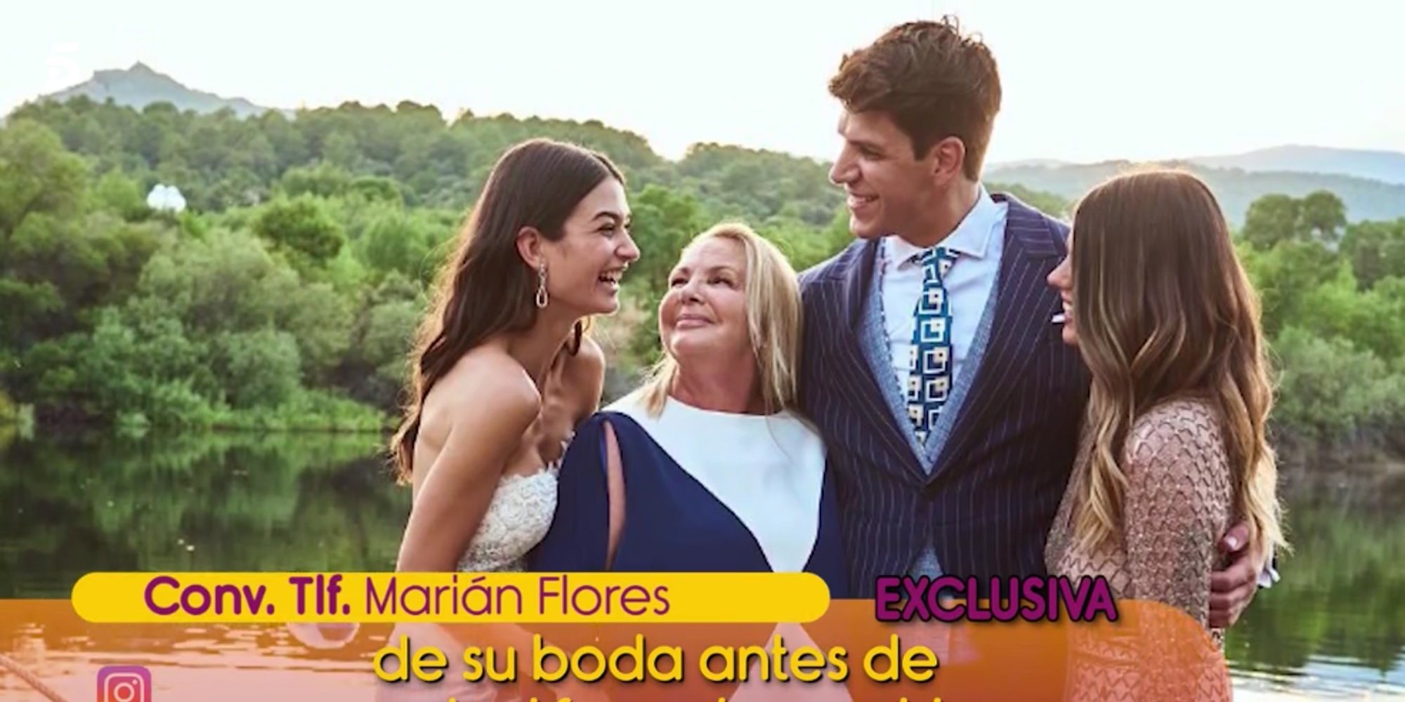 Marián Flores rompe su silencio sobre la polémica foto con Kiko Matamoros en la boda de su hijo