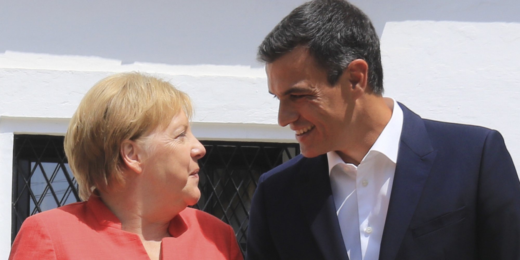 Angela Merkel y Pedro Sánchez derrochan buena sintonía durante su visita oficial a Doñana