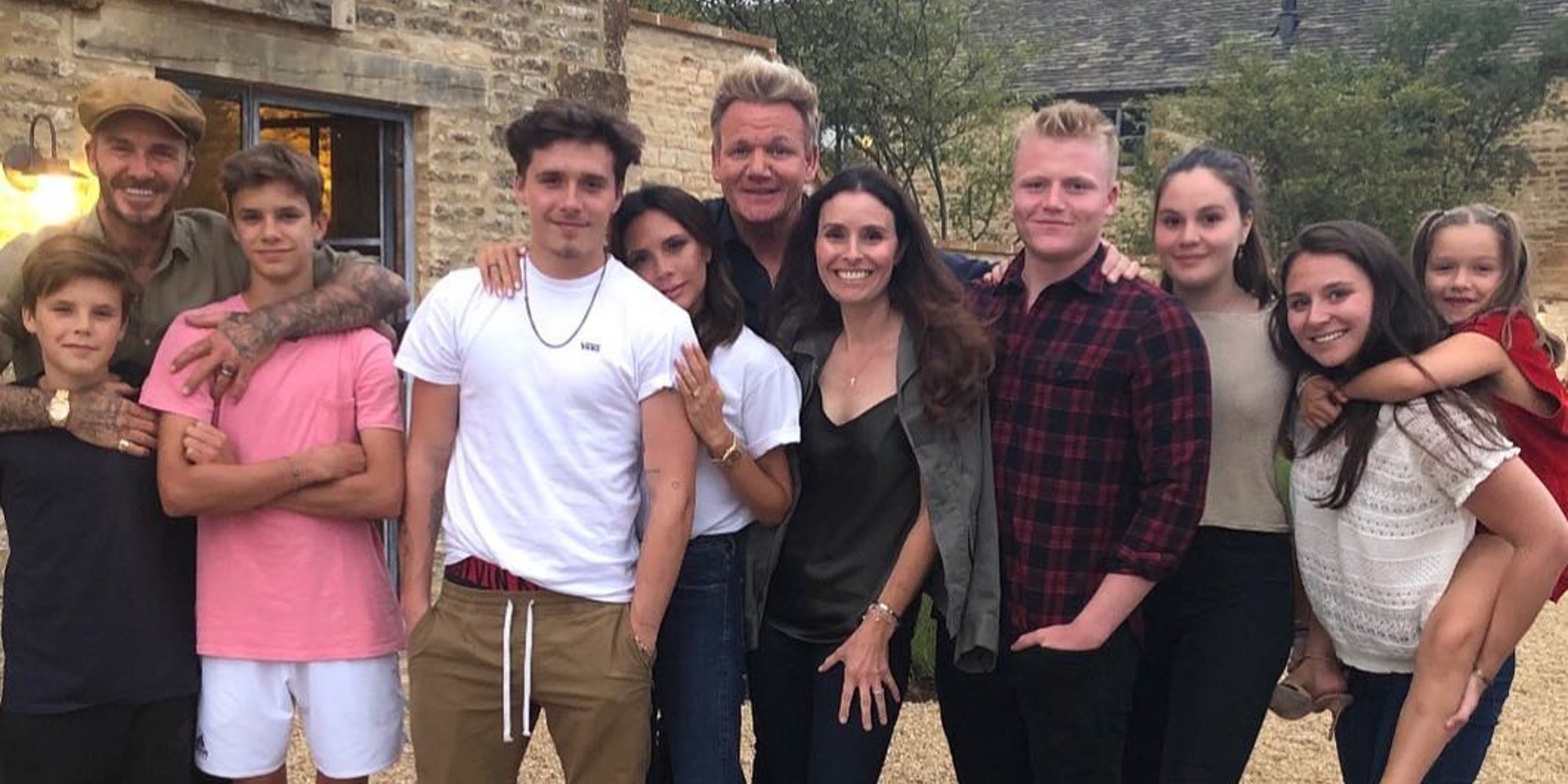 La familia Beckham y la Ramsay celebran juntos el cumpleaños de la mujer del chef Gordon Ramsay