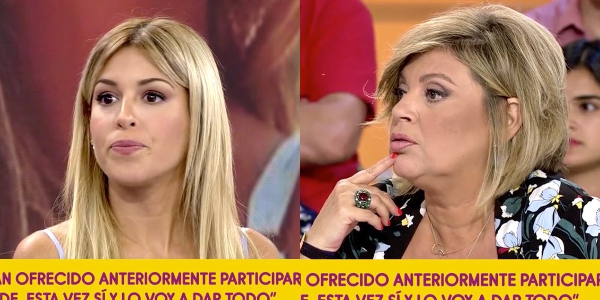 Terelu Campos y Oriana Marzoli protagonizan un tenso enfrentamiento por Alejandra Rubio
