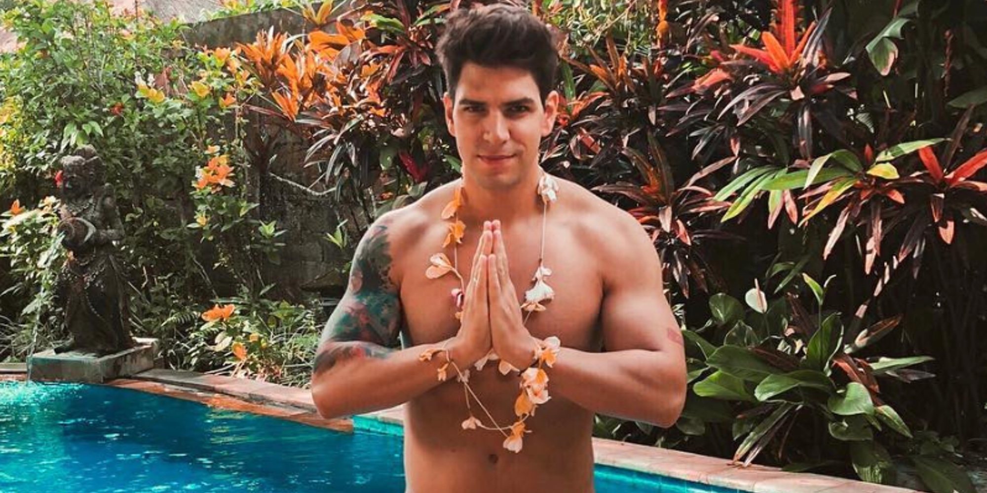 Diego Matamoros se desnuda mientras disfruta de su luna de miel en Bali