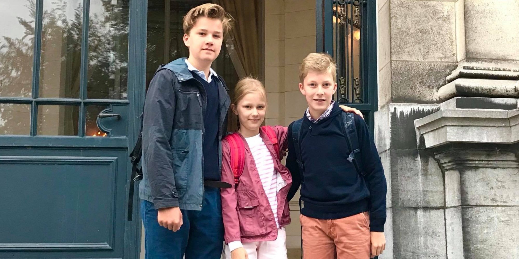 La ausencia de la Princesa Isabel marca la vuelta al cole de los hijos de Felipe y Matilde de Bélgica