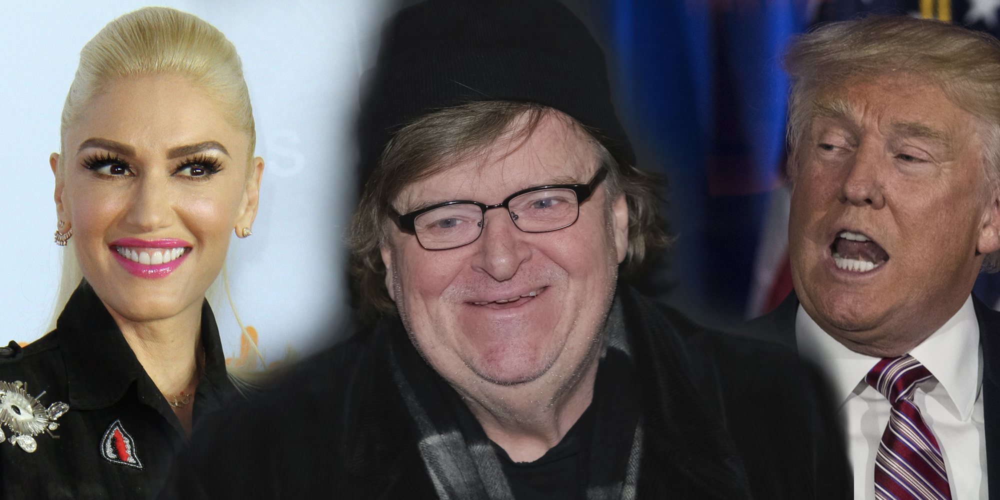 Michael Moore asegura que Gwen Stefani fue el motivo por el que Donald Trump se presentó a la Presidencia