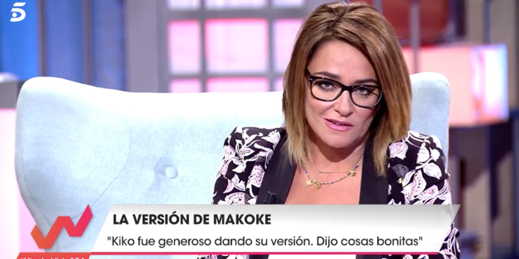Toñi Moreno se enfada en directo con Makoke durante su entrevista en 'Viva la vida'