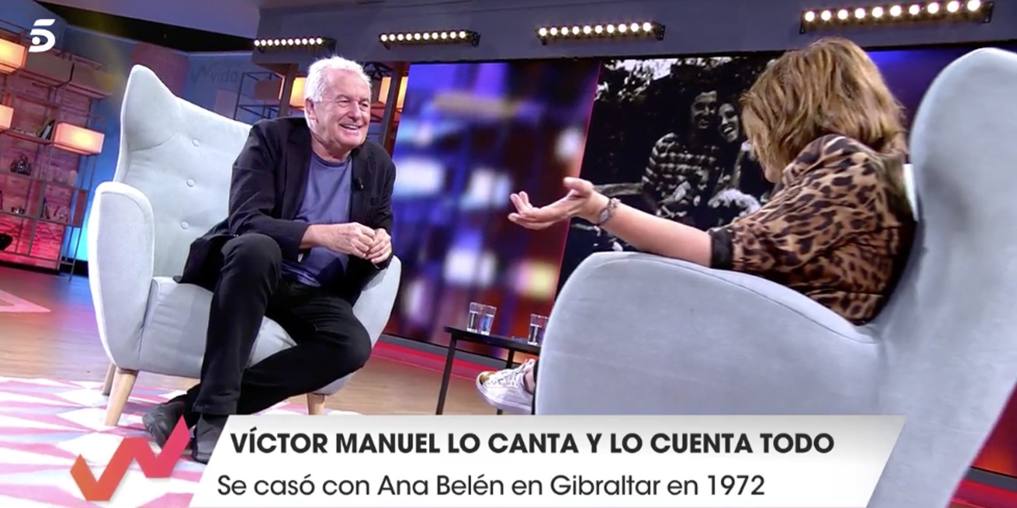 Víctor Manuel detalla su romántica historia de amor con Ana Belén tras cuarenta años juntos