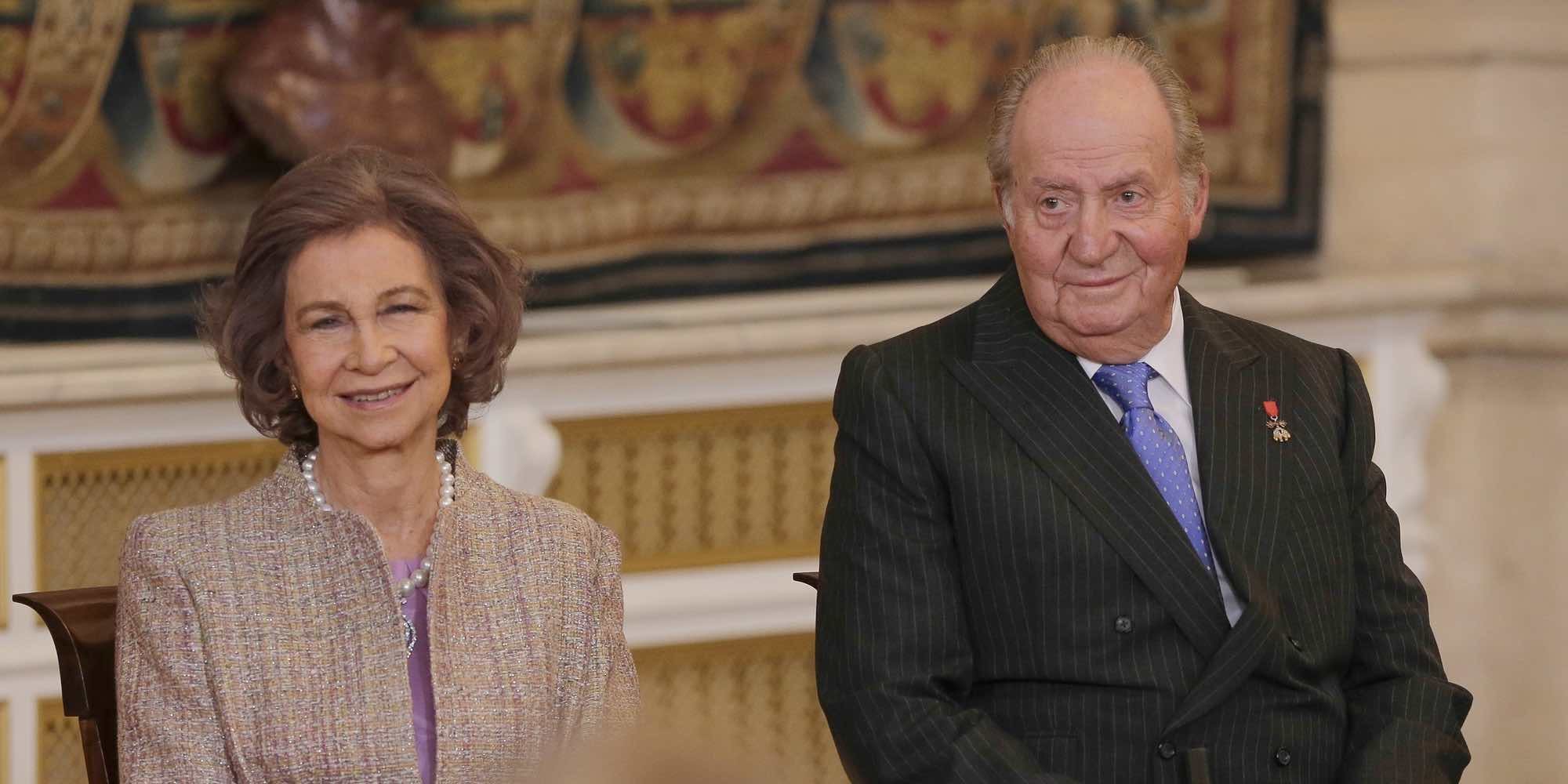 El Rey Juan Carlos, junto a la Reina Sofía siete meses después para celebrar su 80 cumpleaños