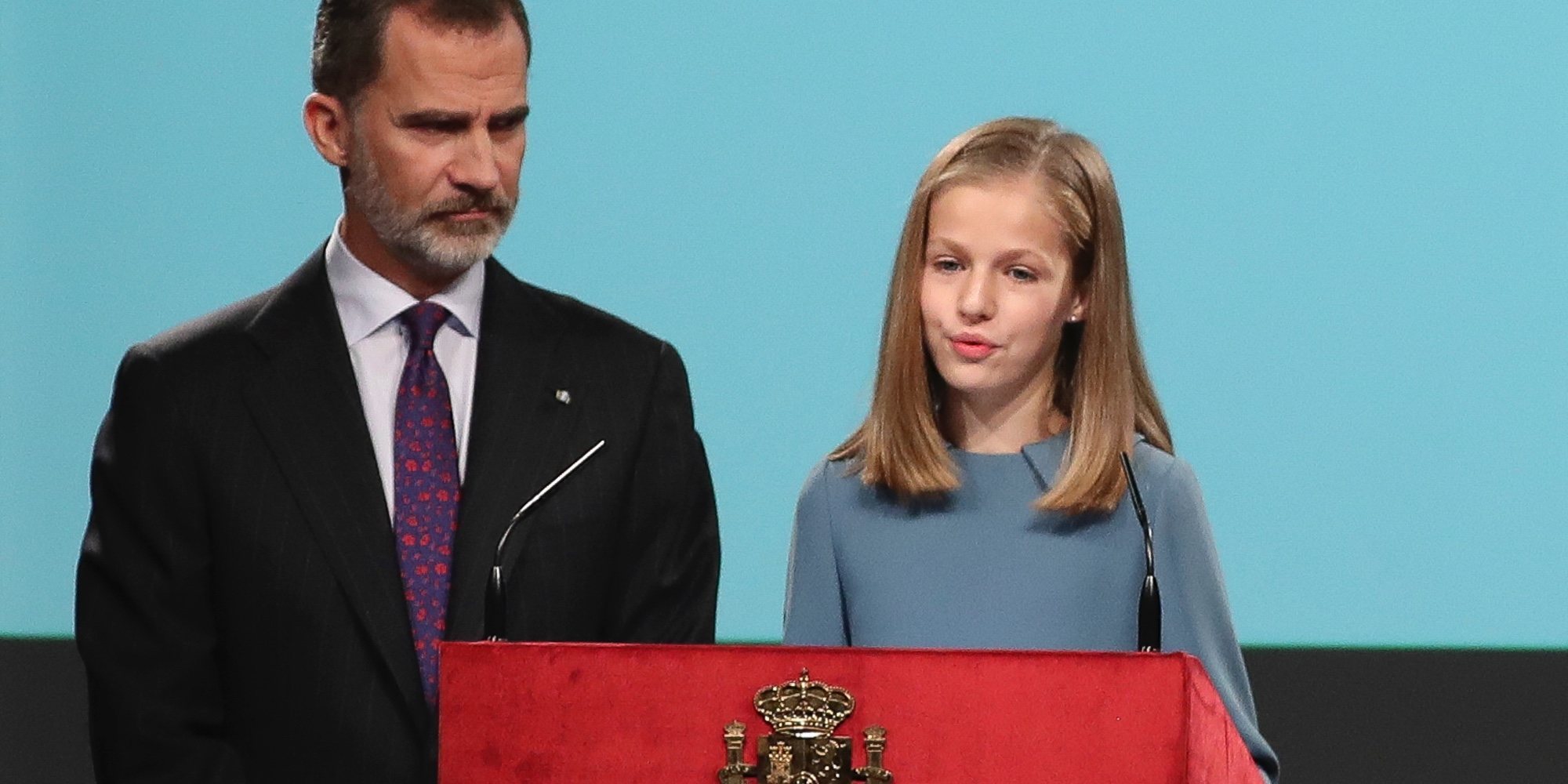 La primera intervención pública de la Princesa Leonor, superada con éxito ante el orgullo de la Reina Letizia