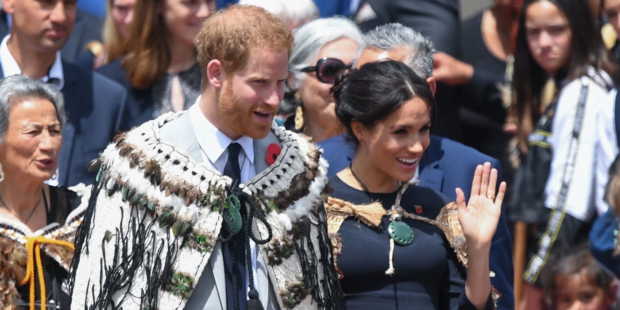 El Príncipe Harry y Meghan Markle, dos maorís enamorados en el final de su viaje a Oceanía