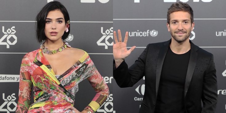 Dua Lipa y Pablo Alborán se proclaman como los grandes vencedores de Los 40 Music Awards 2018