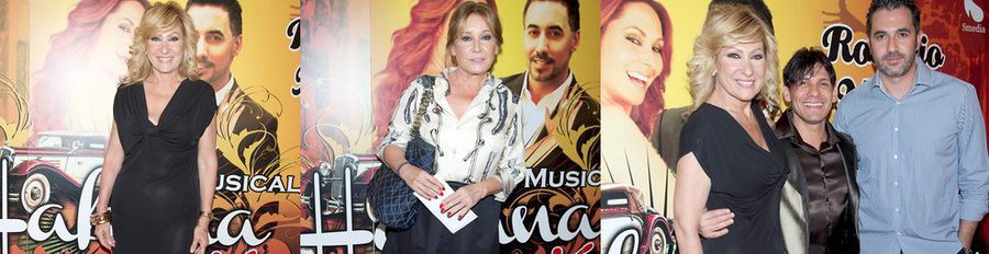 Rosa Benito y Mila Ximénez apoyaron a Chayo Mohedano en el estreno del musical 'Habana Pasión'