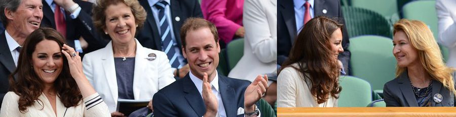 Los Duques de Cambridge presencian la victoria de Roger Federer en Wimbledon