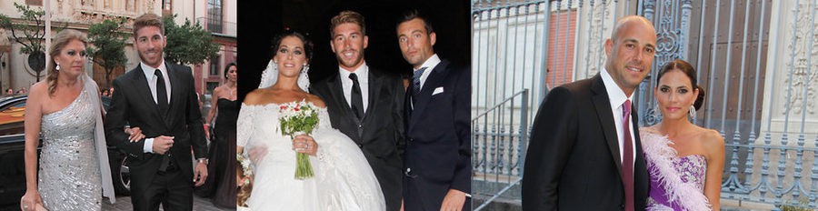 Sergio Ramos, muy feliz en la boda de su hermana Miriam tras su ruptura con Lara Álvarez