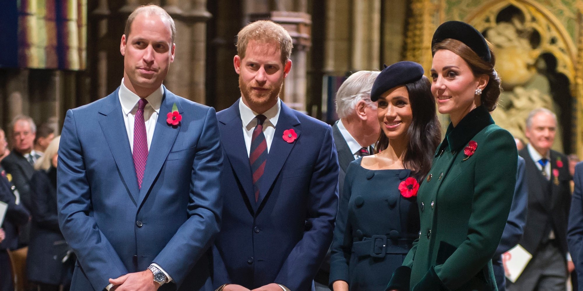 De la complicidad de los Cambridge y los Sussex a la coincidencia de la Reina Isabel y Camilla Parker en el Día del Recuerdo