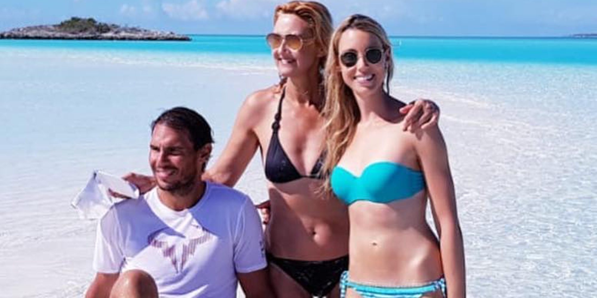 Rafa Nadal disfruta de unas vacaciones familiares en las Bahamas mientras se recupera de su tobillo