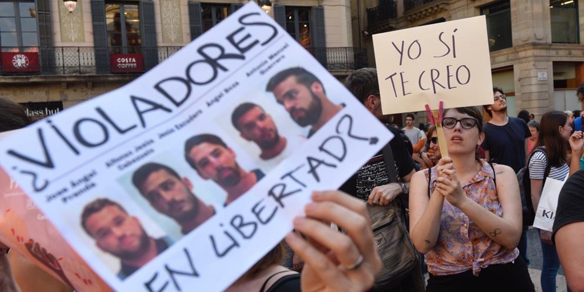 'La Manada', condenada a 9 años de cárcel por abuso sexual de una joven en San Fermín 2016