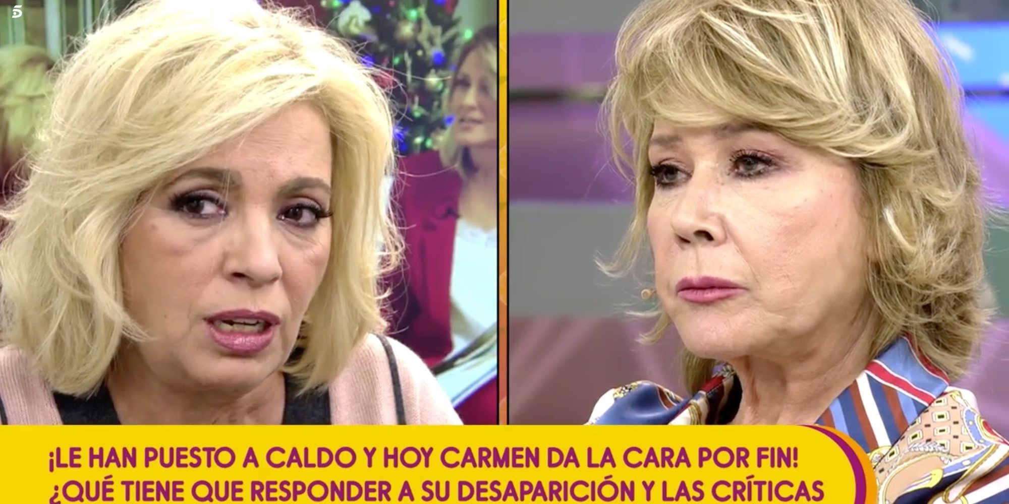 Carmen Borrego se disculpa con Mila Ximénez y asume la culpa de su entrevista: "Tenía que haberme callado"