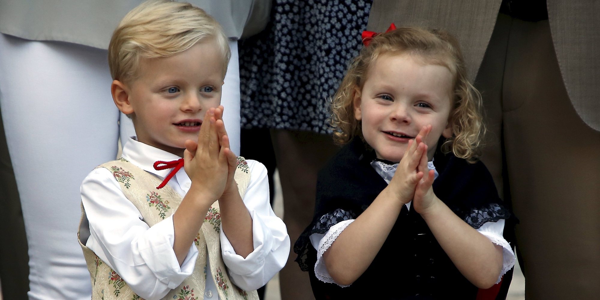Los Príncipes Jacques y Gabriella, entrañables protagonistas de la Navidad en Mónaco