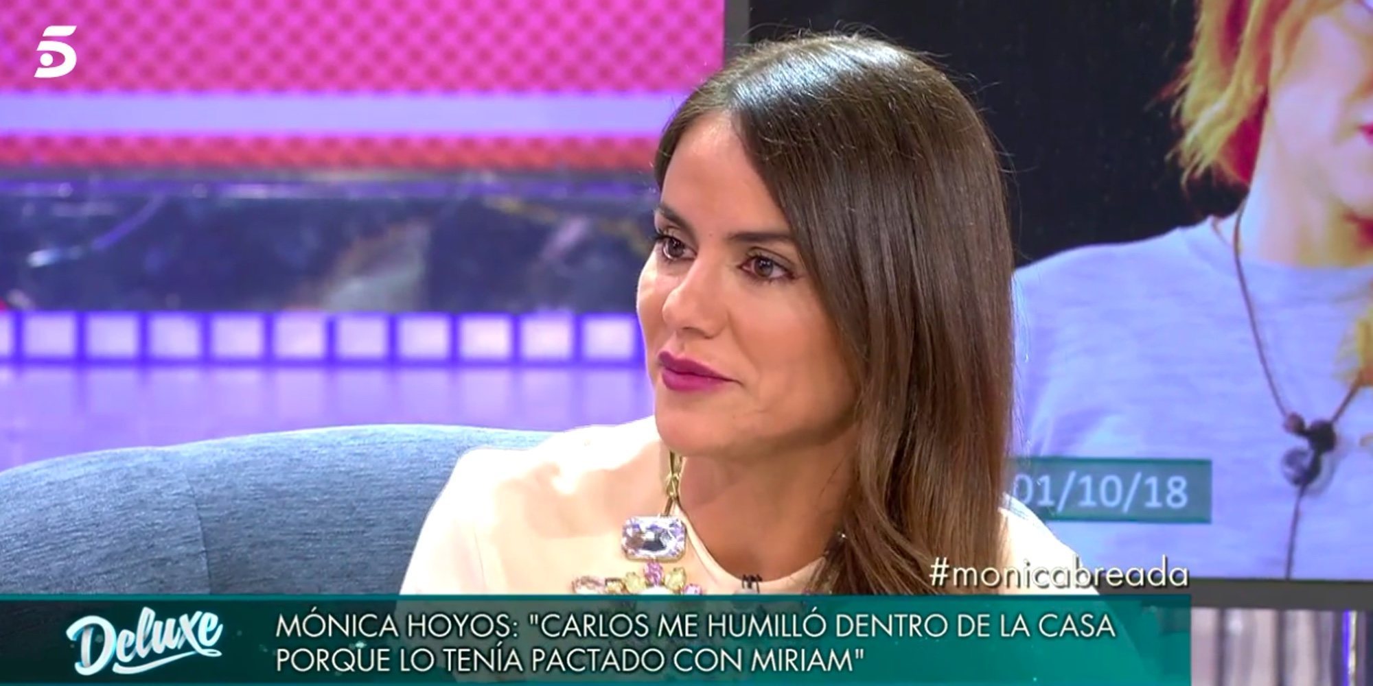 Mónica Hoyos: "Carlos Lozano me humilló en 'GHVIP6' porque lo tenía pactado con Miriam Saavedra"
