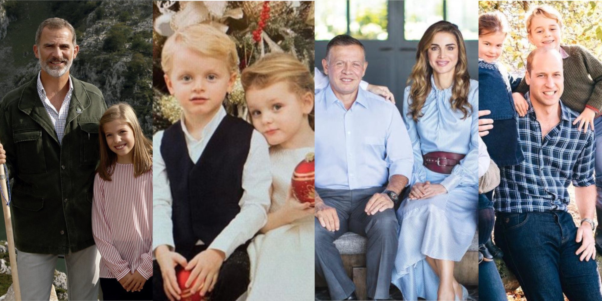 Así han sido las felicitaciones navideñas de las diferentes Casas Reales: familiares, espontáneas y todo sonrisas