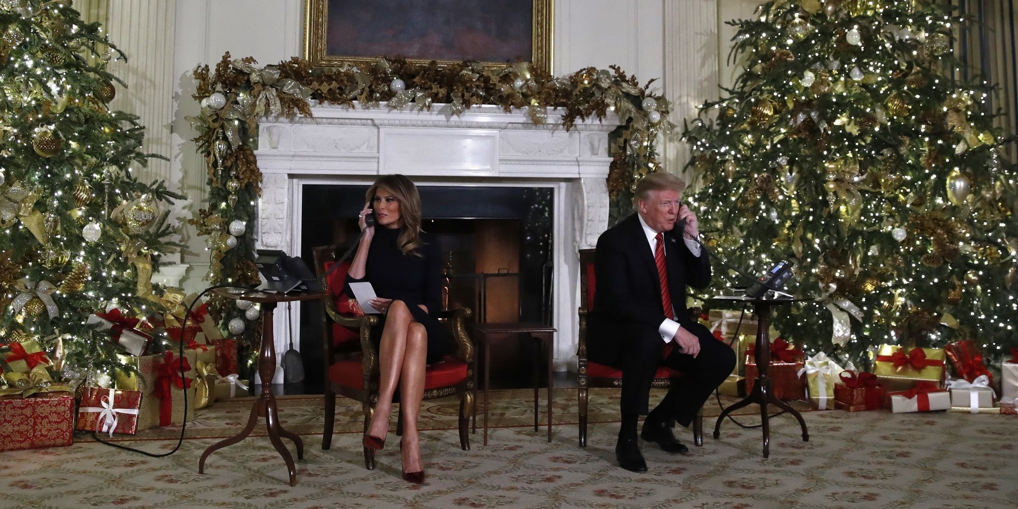Donald Trump pregunta por teléfono a una niña de siete años si aún sigue creyendo en Papá Noel