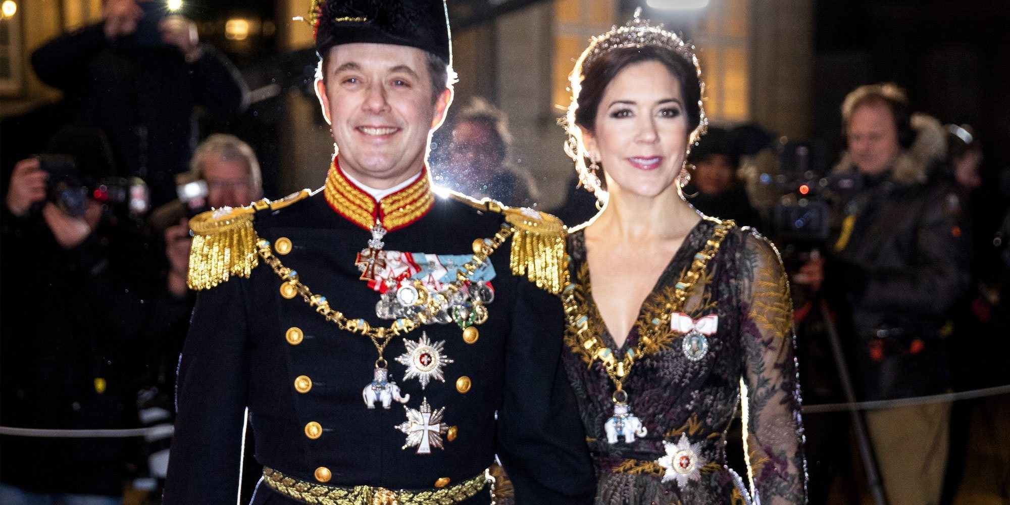 Sonrisas, elegancia y tiaras: así fue la recepción de Año Nuevo de la Familia Real Danesa