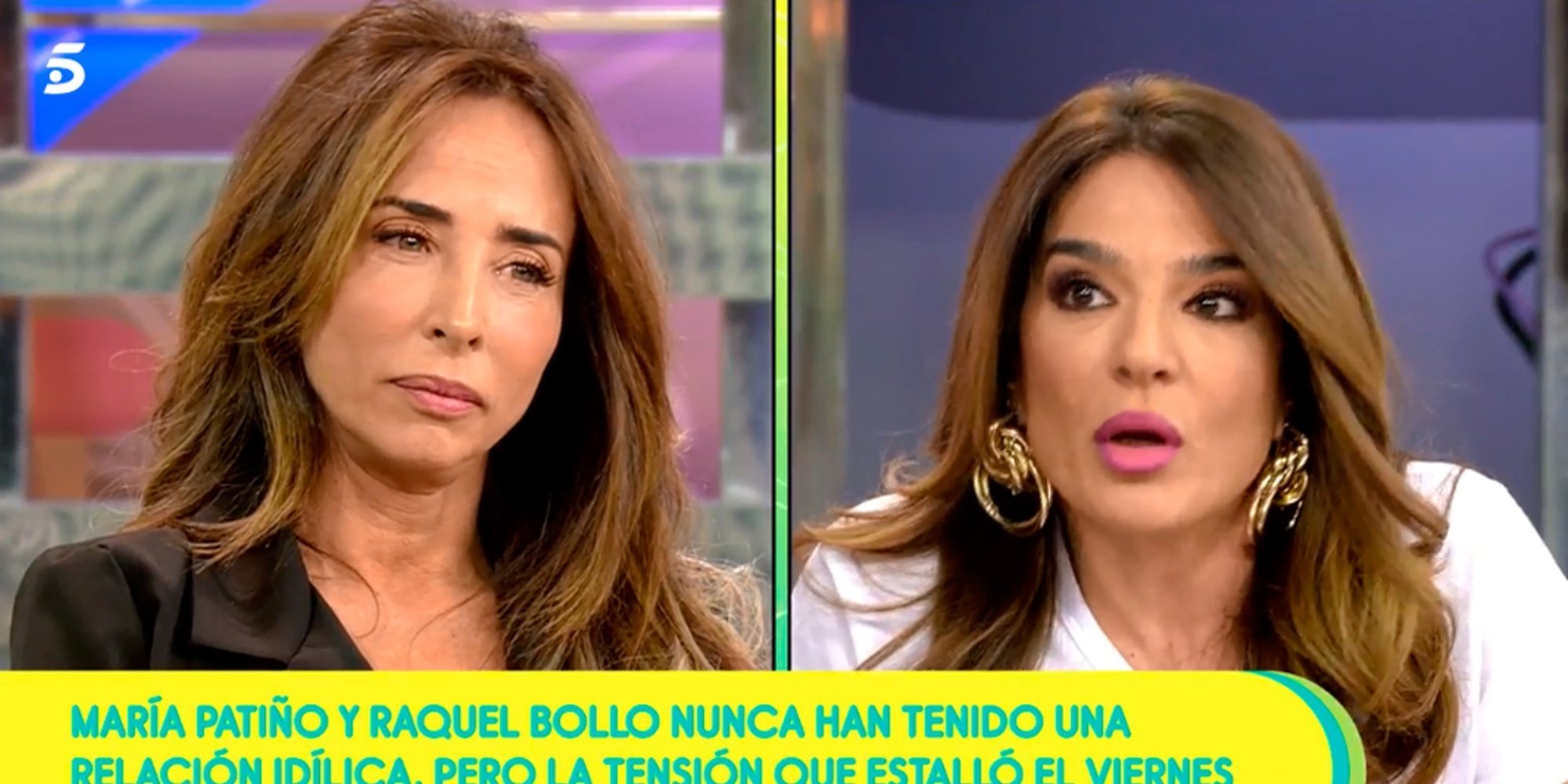 María Patiño y Raquel Bollo viven su momento más tenso en 'Sálvame'