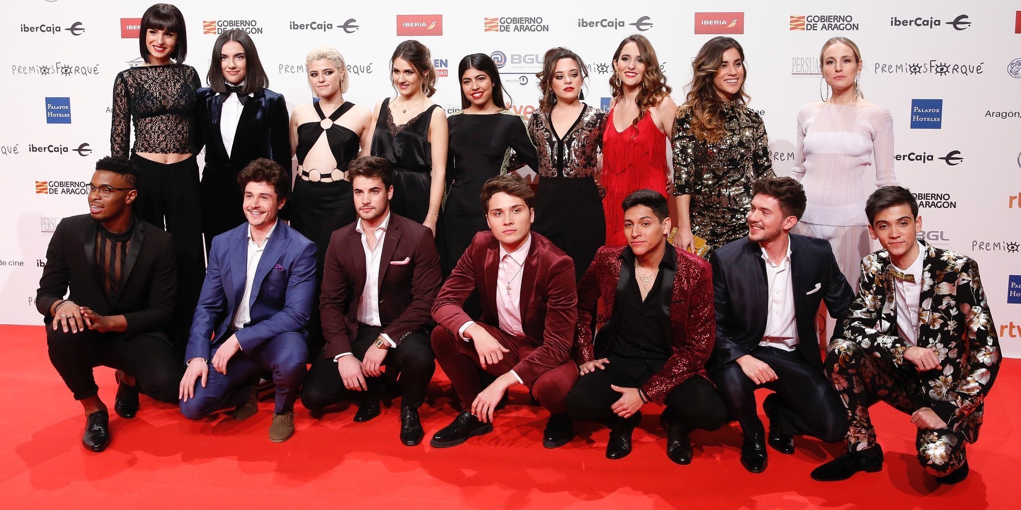Los exconcursantes de 'OT 2018', grandes protagonistas de la alfombra roja de los Premios Forqué 2019