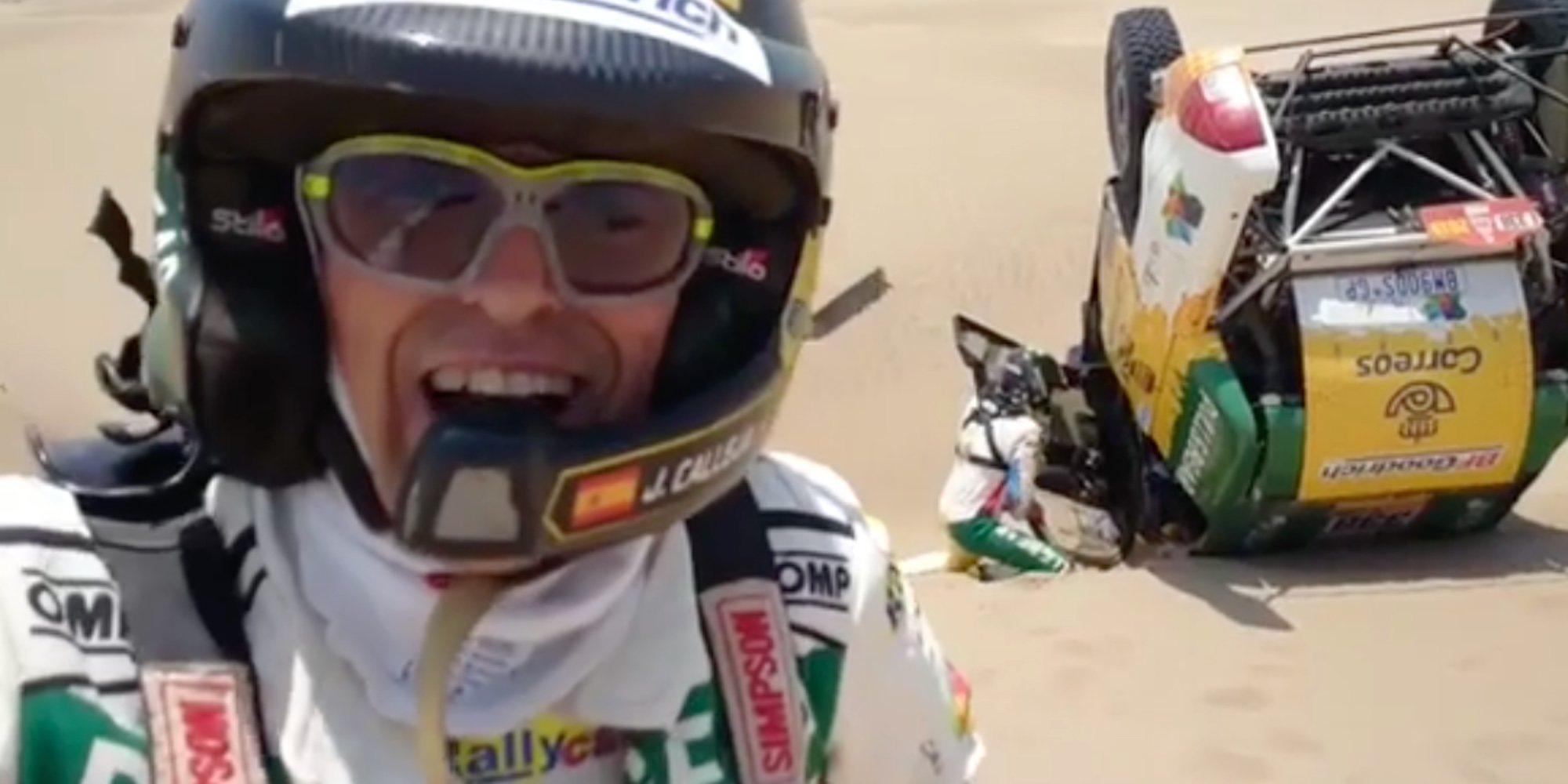 Jesús Calleja abandona el rally Dakar por tercera vez tras un desafortunado accidente
