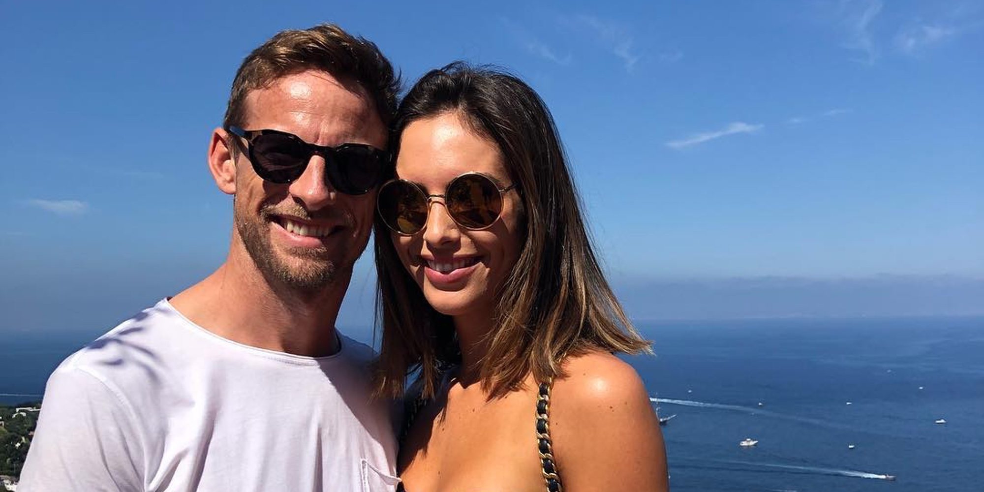 Jenson Button y Brittny Ward esperan su primer hijo