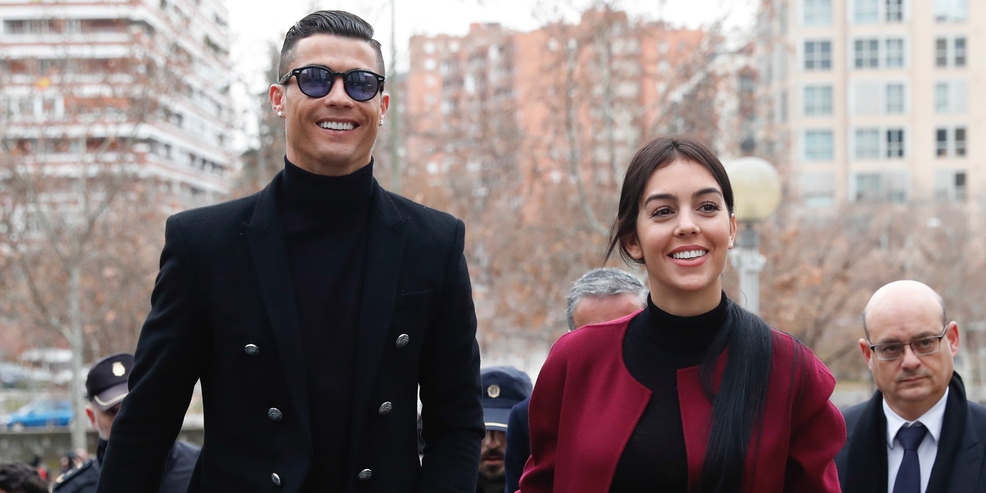 Cristiano Ronaldo acude a la firma de un acuerdo de conformidad con Hacienda de la mano de Georgina Rodríguez