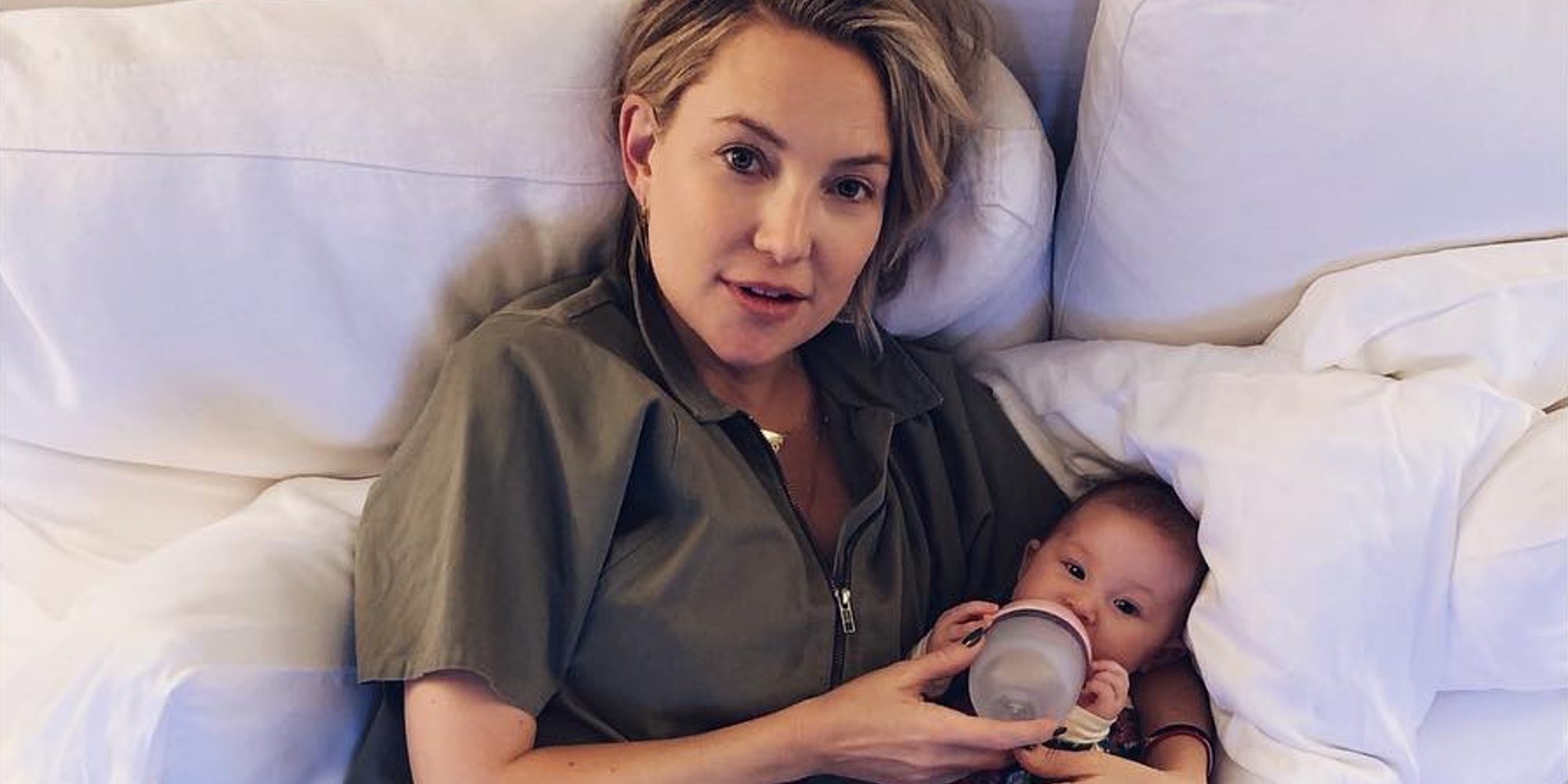 Kate Hudson, una madre todoterreno: "La maternidad no nos ralentiza"