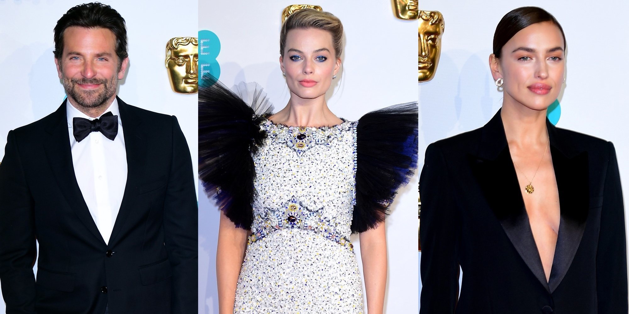 Margot Robbie, Bradley Cooper o Irina Shayk brillan en la alfombra roja de los Premios BAFTA 2019
