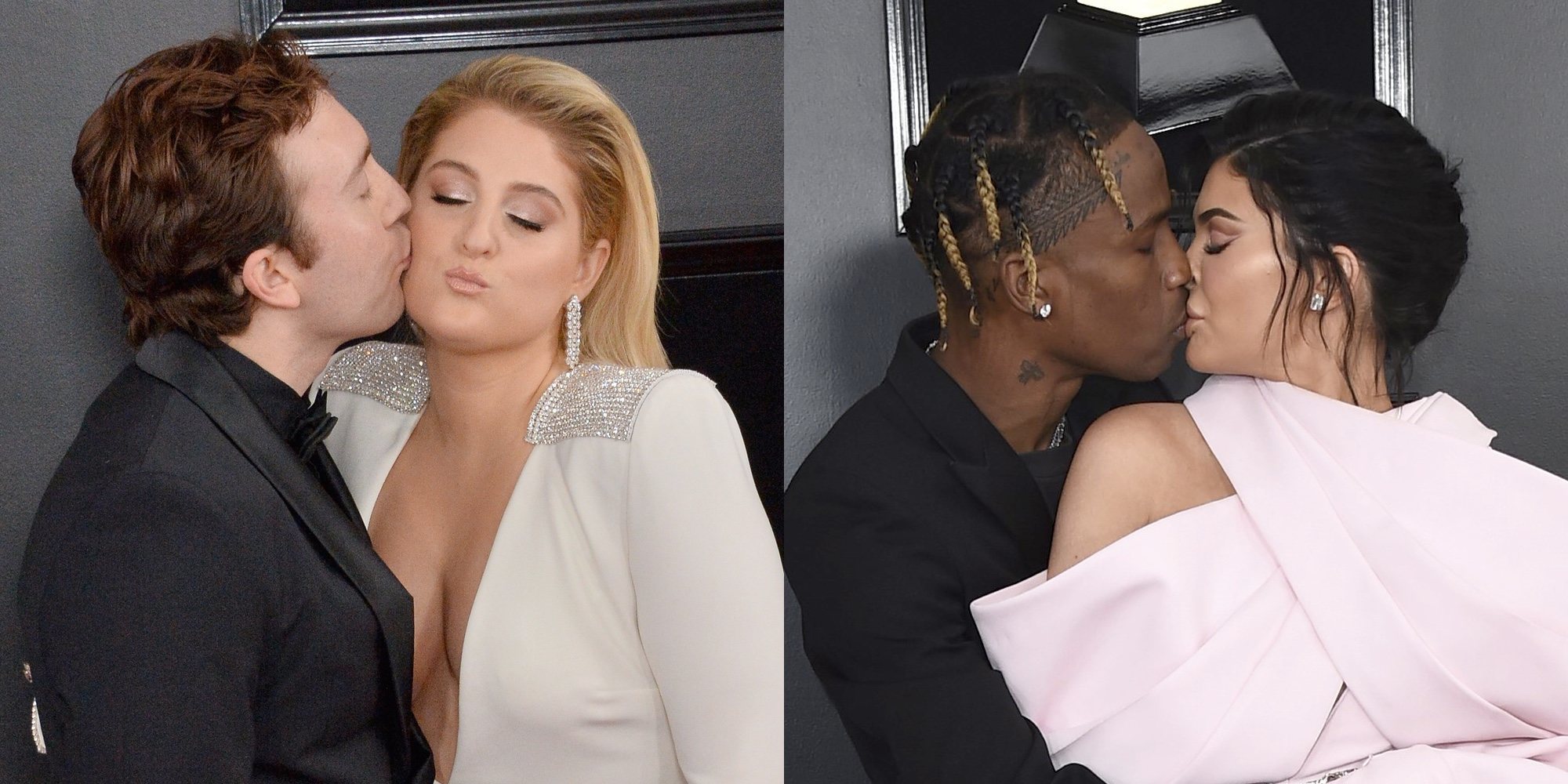 Kylie Jenner y Travis Scott, Cardi B y Offset y JLo y Alex Rodríguez, derroche de amor en los Grammy 2019