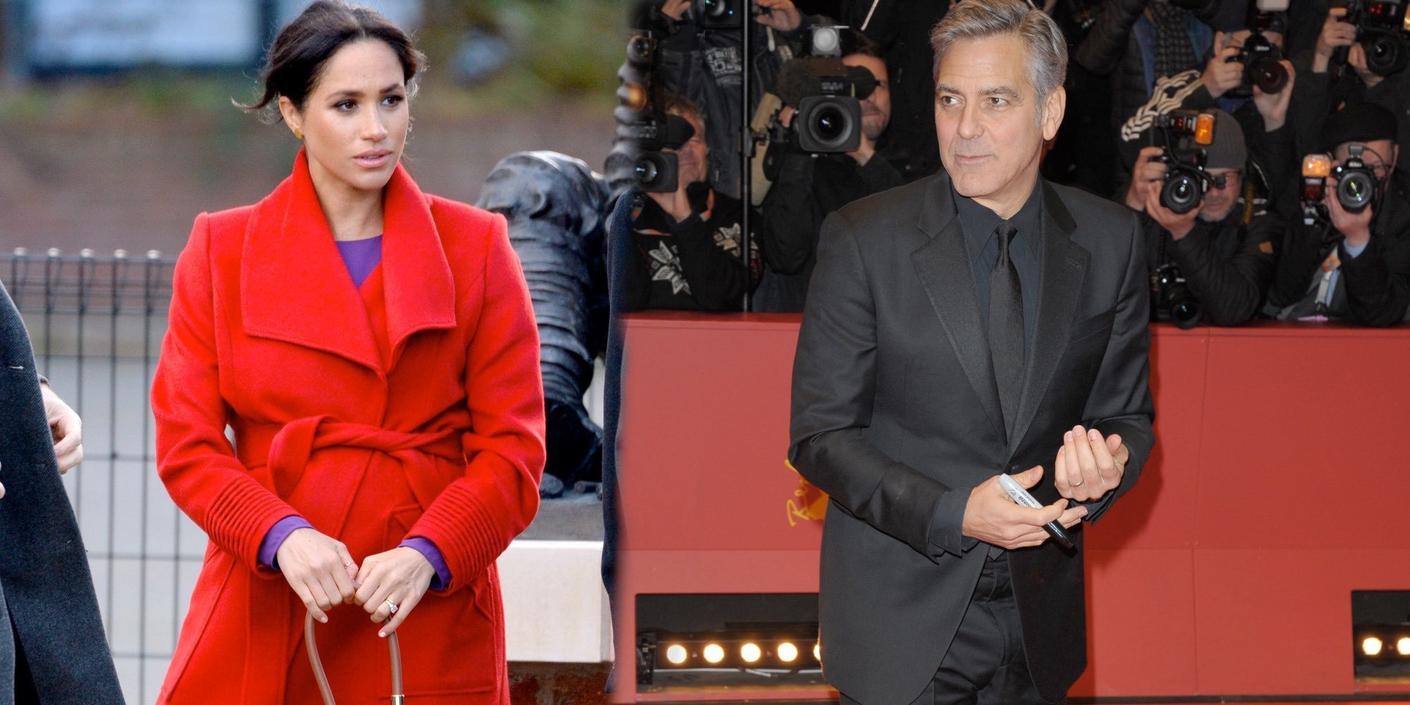 George Clooney sale en defensa de Meghan Markle: "Está siendo perseguida como lo fue Lady Di"
