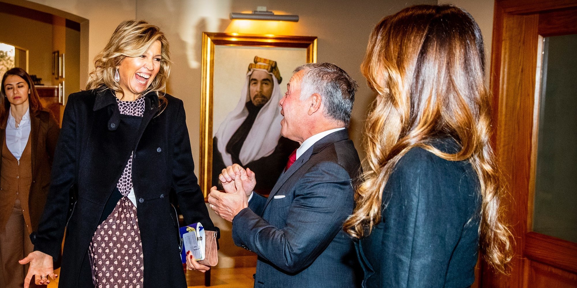 El buen rollo de Máxima de Holanda con Abdalá y Rania de Jordania en su encuentro más esperado