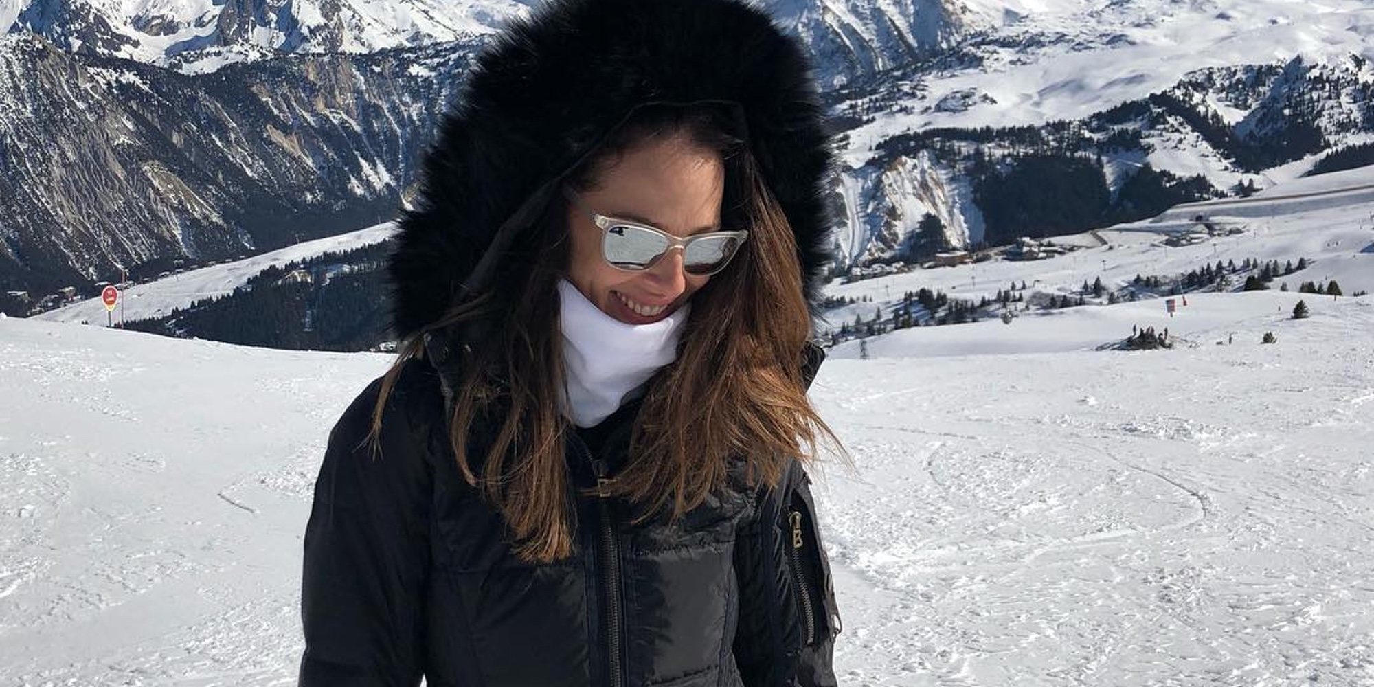 Eva González sufre un accidente esquiando