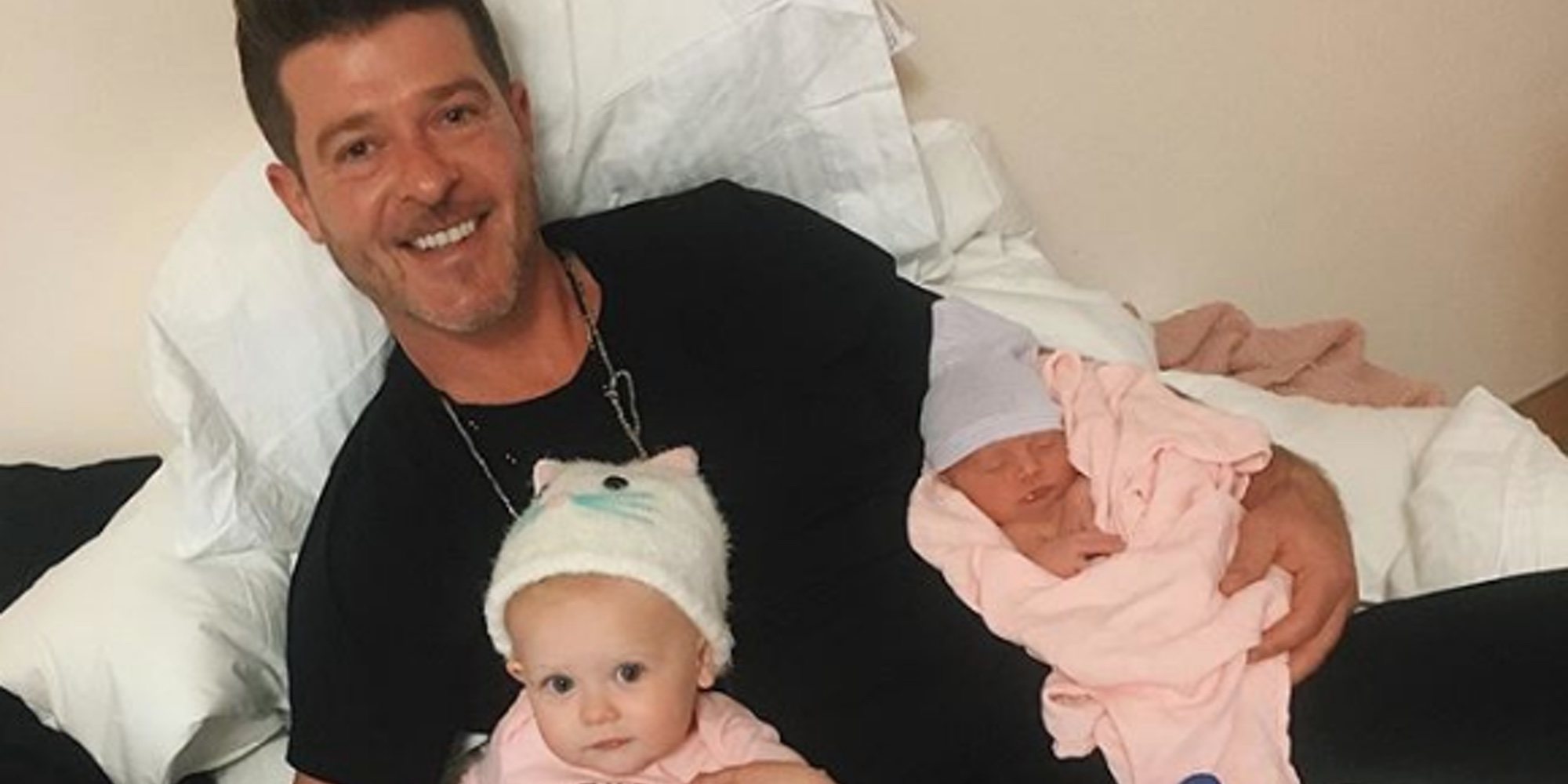 Robin Thicke y April Love Geary se convierten en padres de su segunda hija